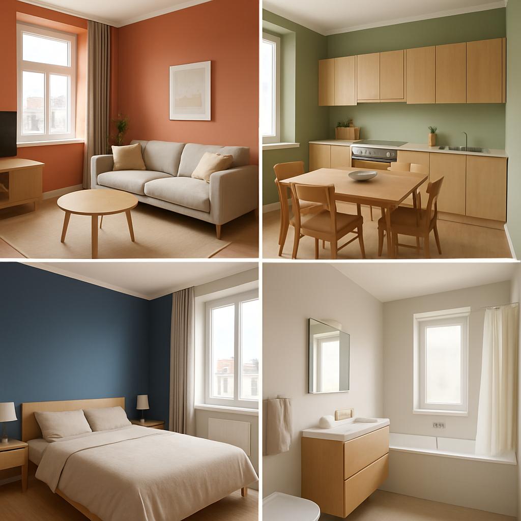 Profesionální rady pro inspirace malování bytu (Liberec). Paleta pro jednotlivé zóny bytu v Liberci Profesionální rady pro inspirace malování bytu (Liberec). Paleta pro jednotlivé zóny bytu v Liberci