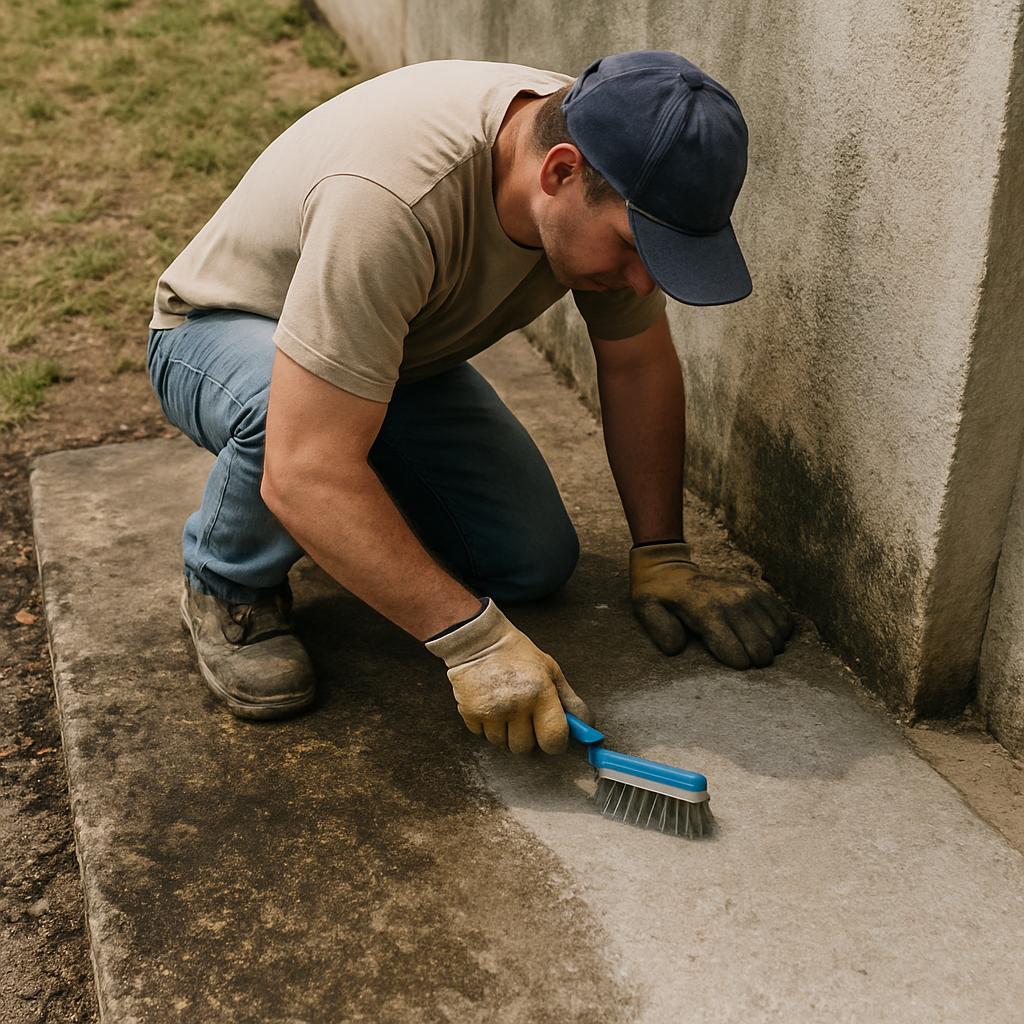 Zajímavé zkušenosti s nátěr betonu exteriér (Děčín). Příprava povrchu: základy, bez nich to nejde