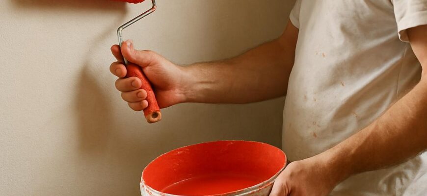 Detailní pohled na malování bytu cena (Třinec)