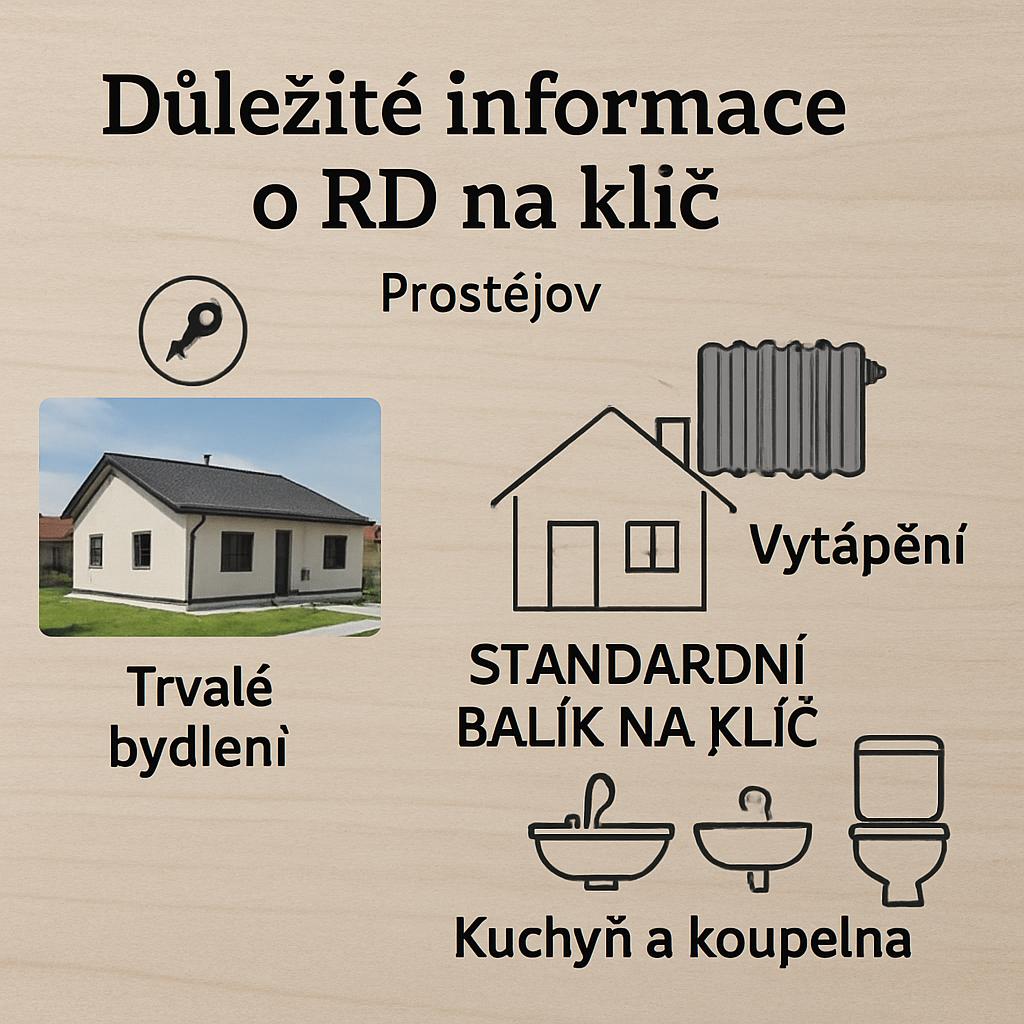 Důležité informace o rd na klíč (Prostějov). Co zahrnuje standardní balík na klíč Důležité informace o rd na klíč (Prostějov). Co zahrnuje standardní balík na klíč