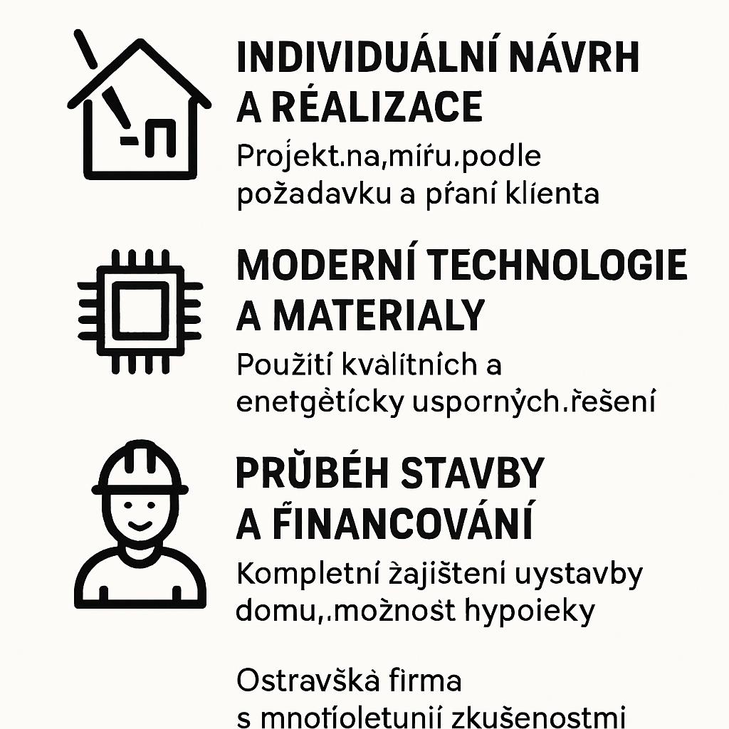 Důležité informace o domy na miru (Ostrava). Závěr bez nadpisu Důležité informace o domy na miru (Ostrava). Závěr bez nadpisu
