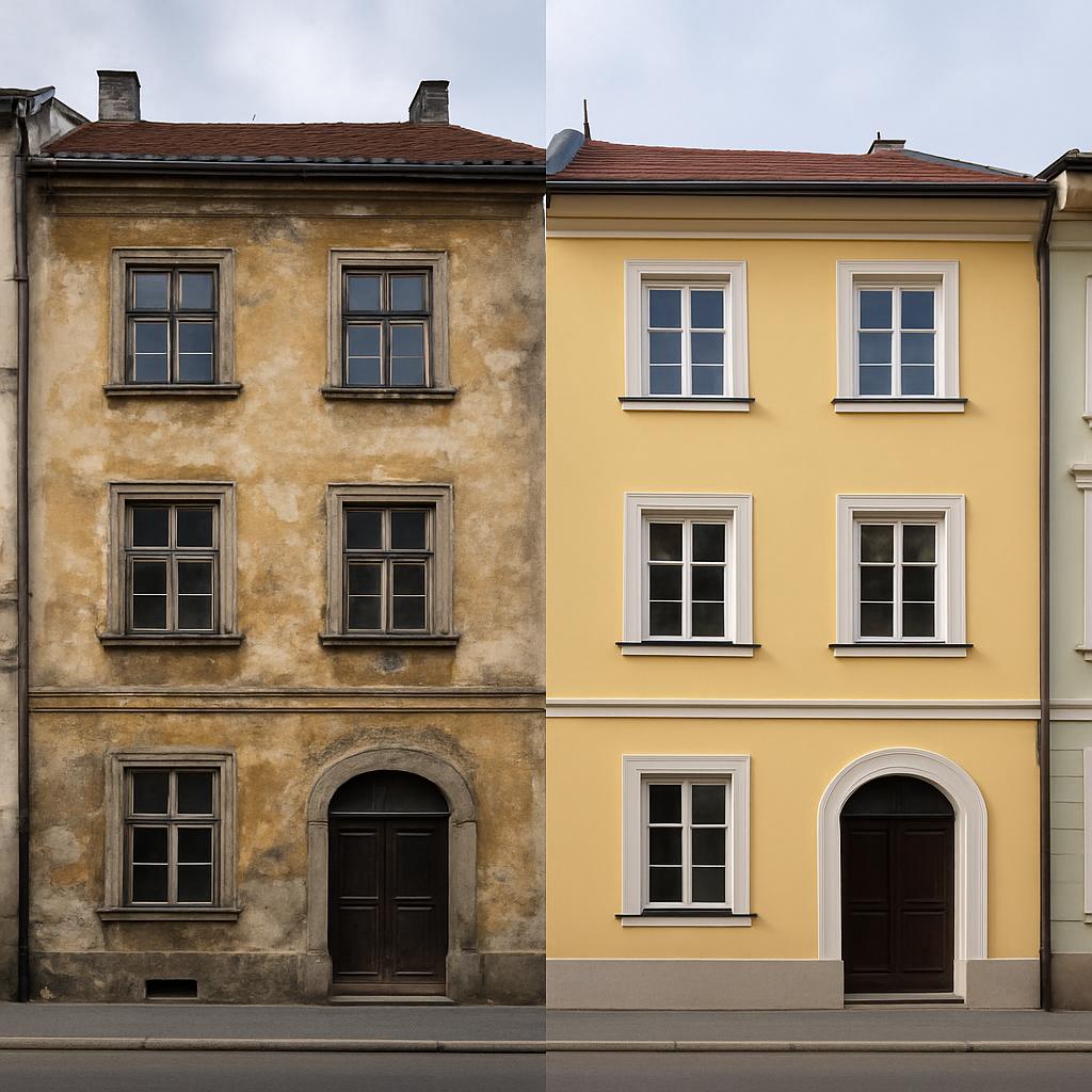 Co očekávat od nátěr staré fasády (Jihlava). Proč má nátěr staré fasády v Jihlavě smysl Co očekávat od nátěr staré fasády (Jihlava). Proč má nátěr staré fasády v Jihlavě smysl