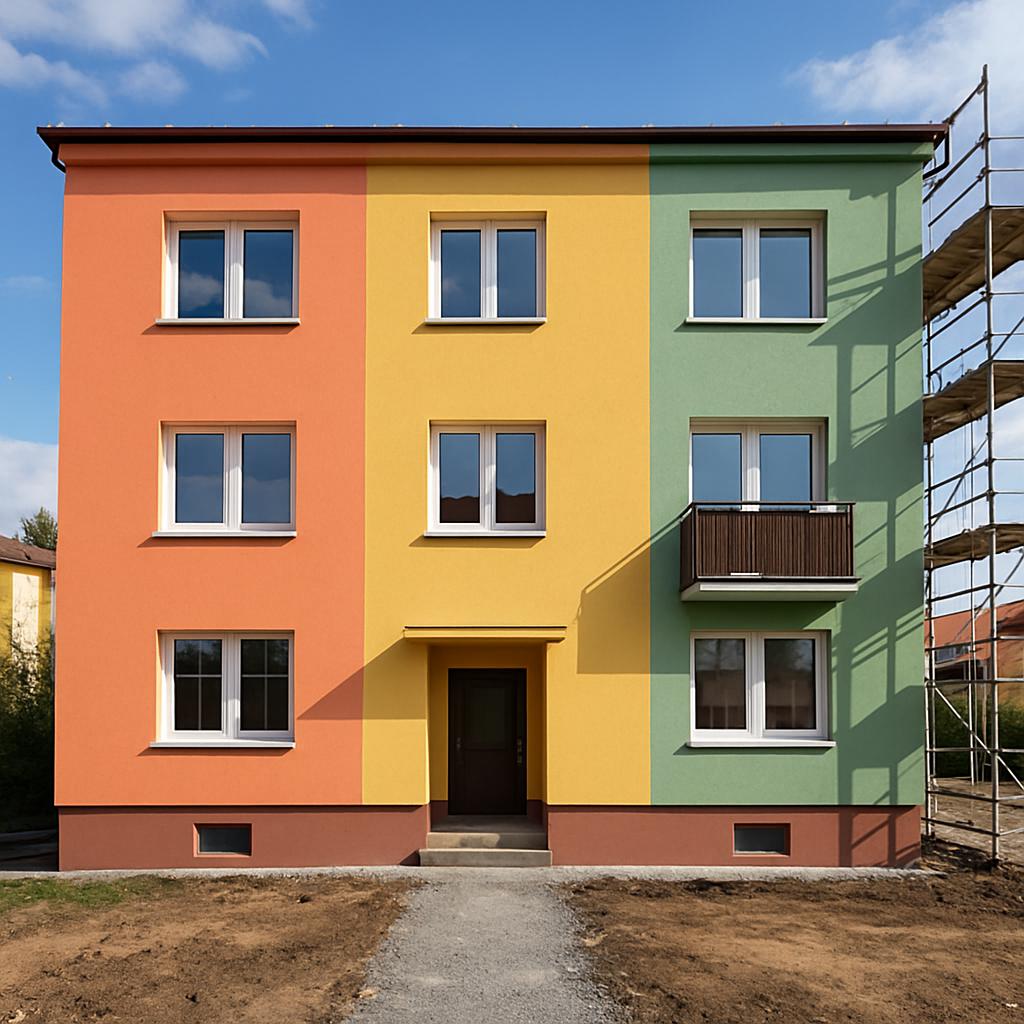 Inspirace pro nátěr fasády (Pardubice). Praktické rady pro výběr dodavatele a rozpočet