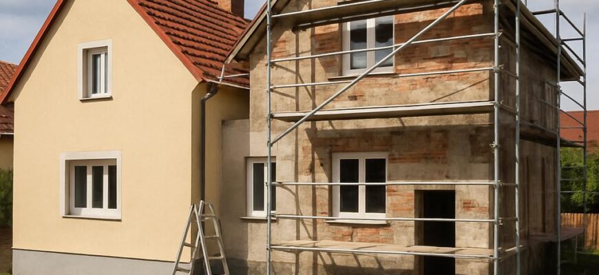 Detailní pohled na rekonstrukce rodinných domů (České Budějovice) Detailní pohled na rekonstrukce rodinných domů (České Budějovice)