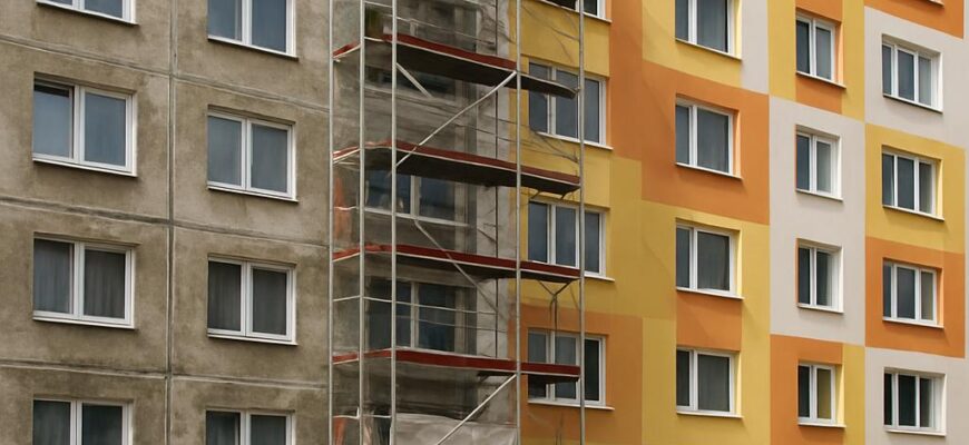 Detailní pohled na rekonstrukce panelových domů v Olomouci