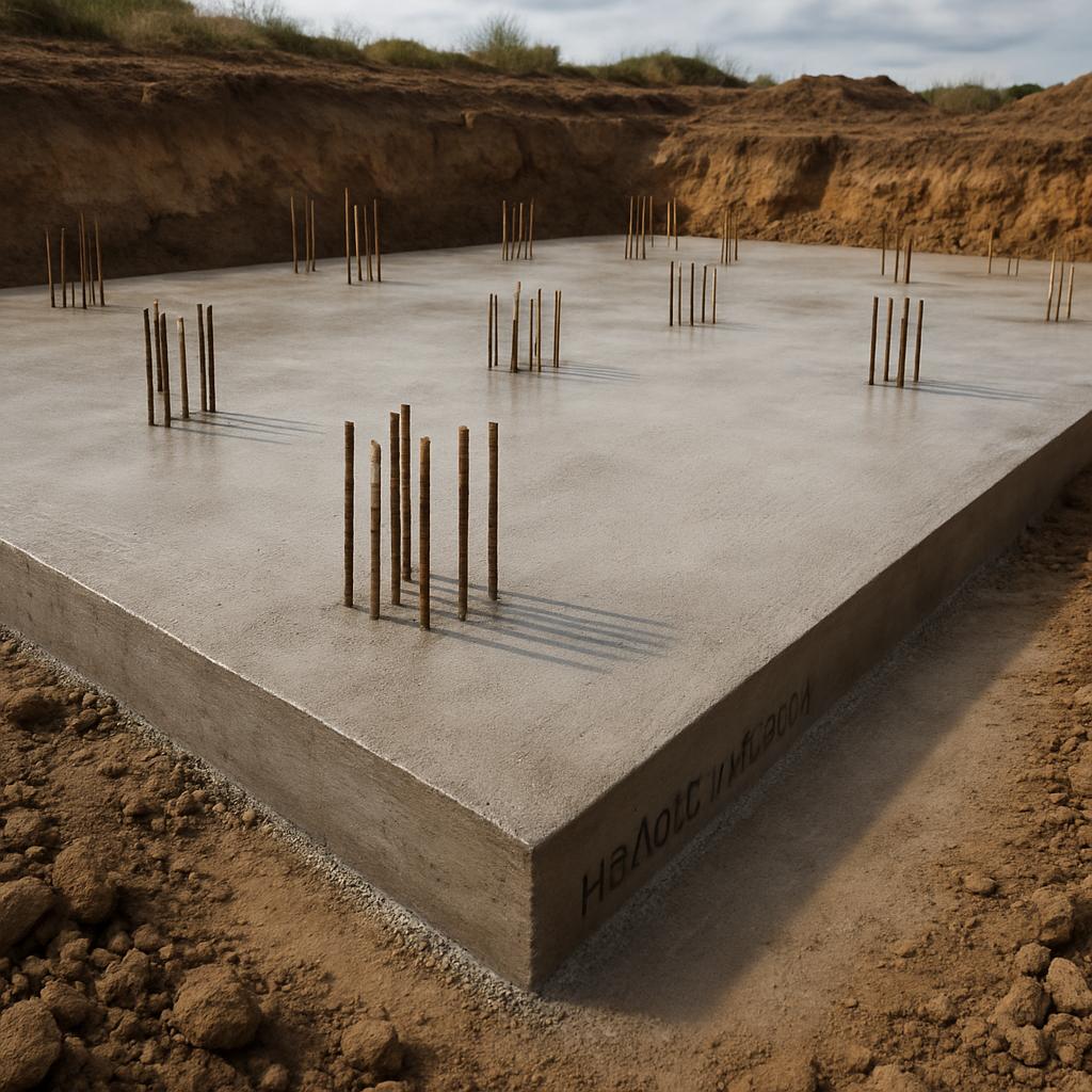 Detailní pohled na základová deska (Hradec Králové). Geotechnika a lokální podmínky Hradce Králové Detailní pohled na základová deska (Hradec Králové). Geotechnika a lokální podmínky Hradce Králové