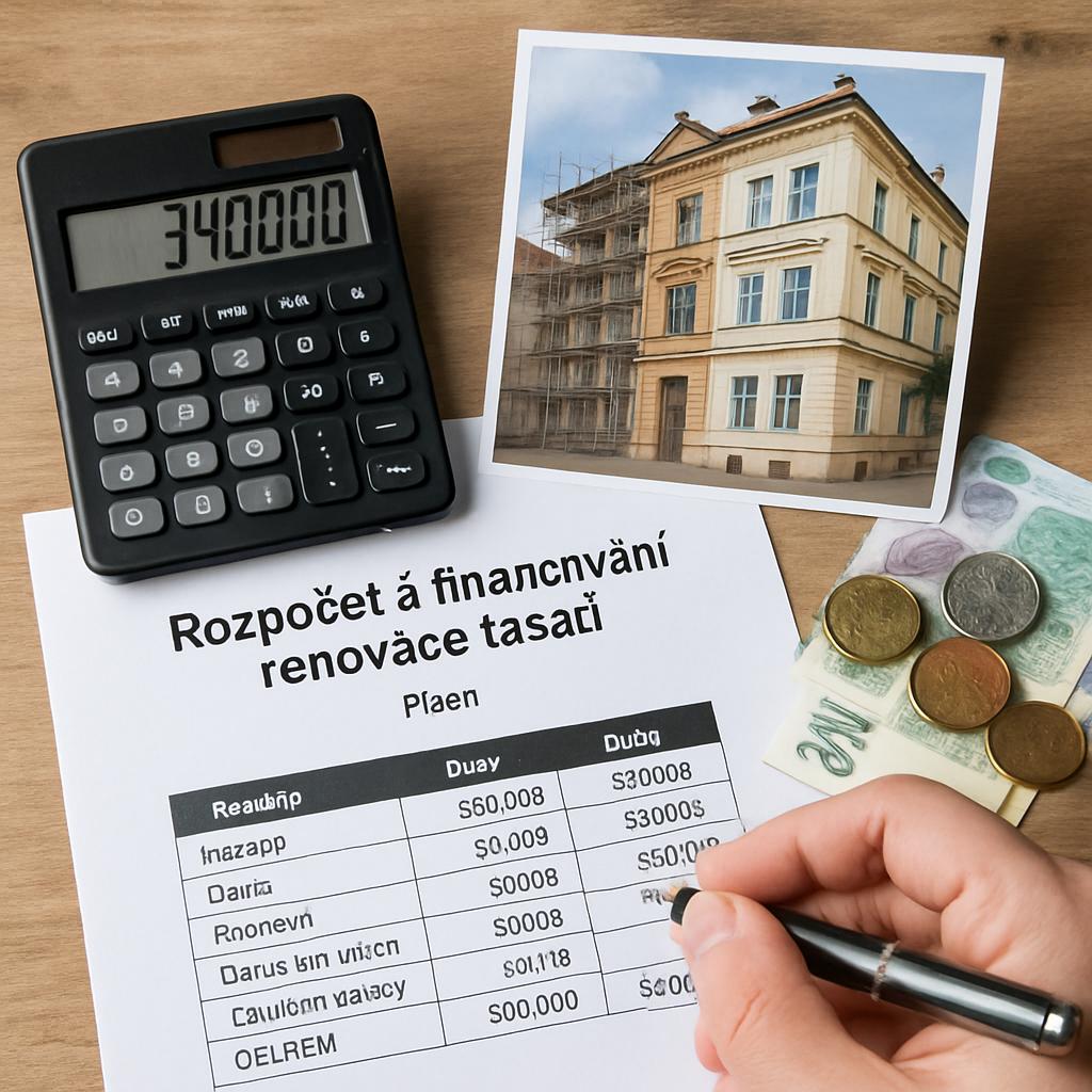 Praktický průvodce k renovaci fasád (Plzeň). Rozpočet a financování renovace fasád