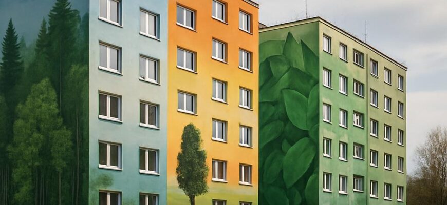Inovativní řešení v rámci nátěry fasád panelových domů Ostrava: cesta k dlouhodobé kráse i úsporám