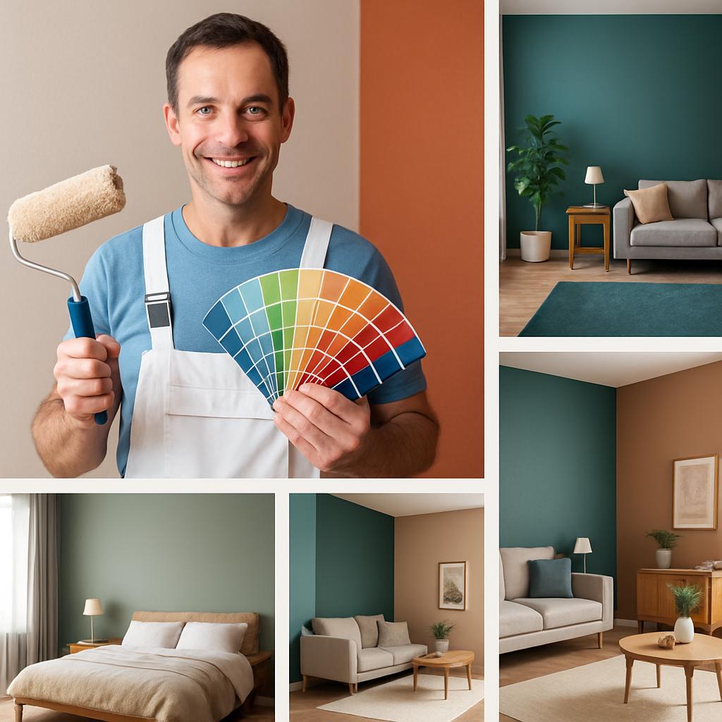 Praktický průvodce k malování pokojů fotogalerie (Chomutov). Jak vybrat barvy a sladit je s prostorem: tipy pro harmonický výsledek