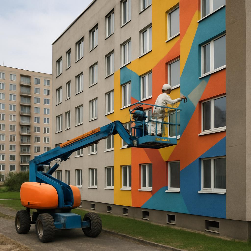 Inovativní řešení v rámci nátěry fasád panelových domů (Ostrava). 4. Praktické postupy a technologie na Ostravském trhu Inovativní řešení v rámci nátěry fasád panelových domů (Ostrava). 4. Praktické postupy a technologie na Ostravském trhu