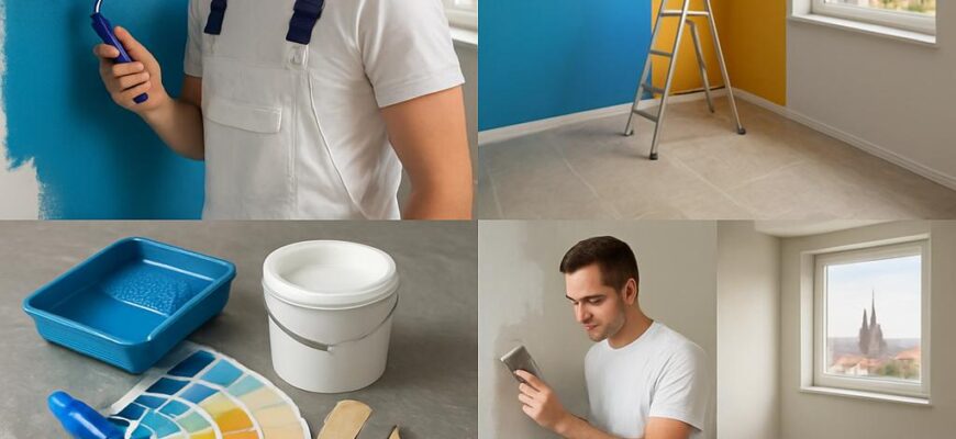 Kompletní přehled k moderní malování pokojů (Brno)