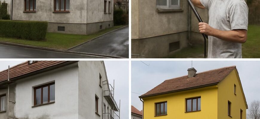 Postupy krok za krokem při malování domu (Ostrava) Postupy krok za krokem při malování domu (Ostrava)