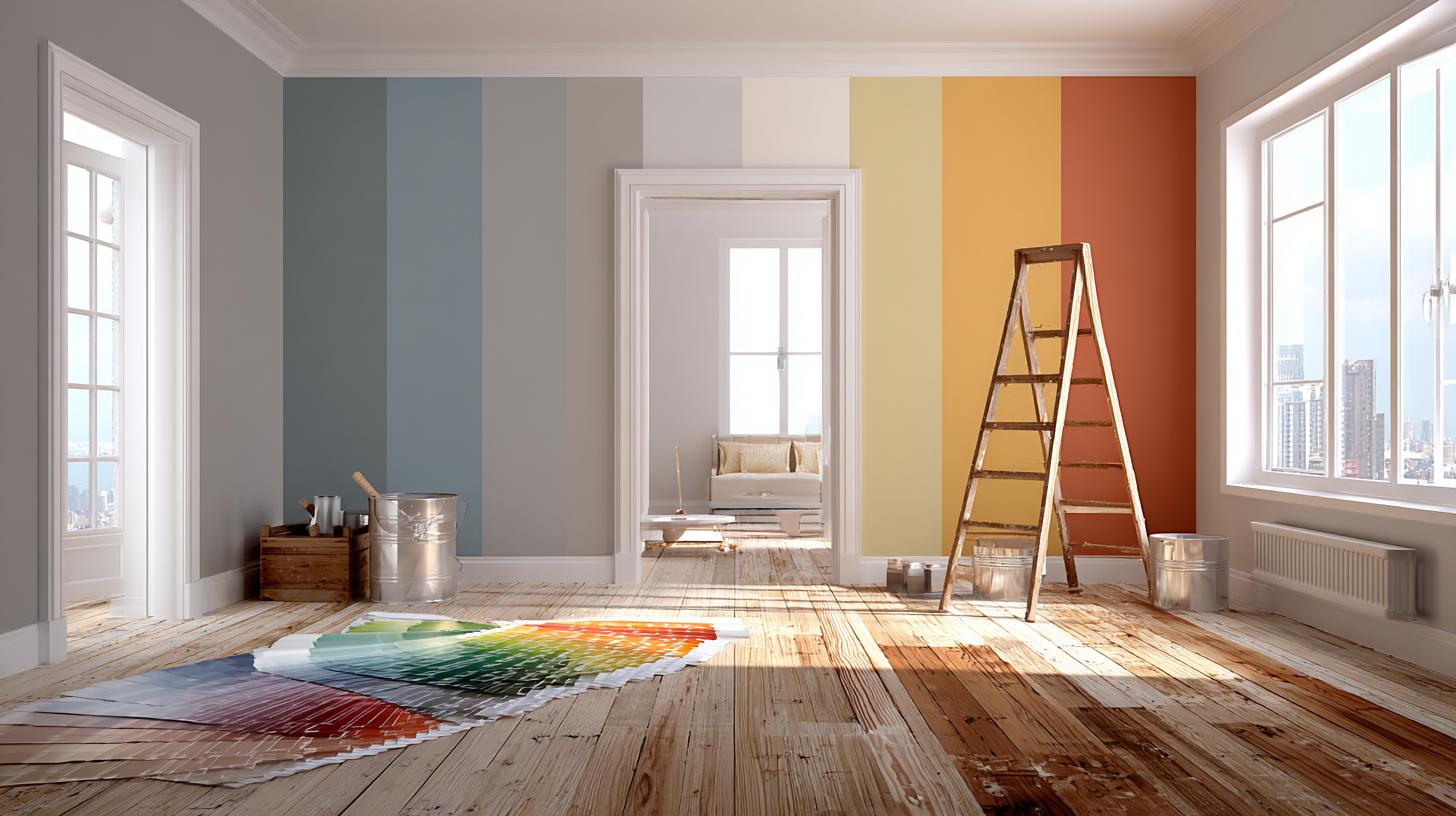 Rychlý návod k malování interiérů (Hradec Králové). Výběr barev a materiálů pro rychlou realizaci