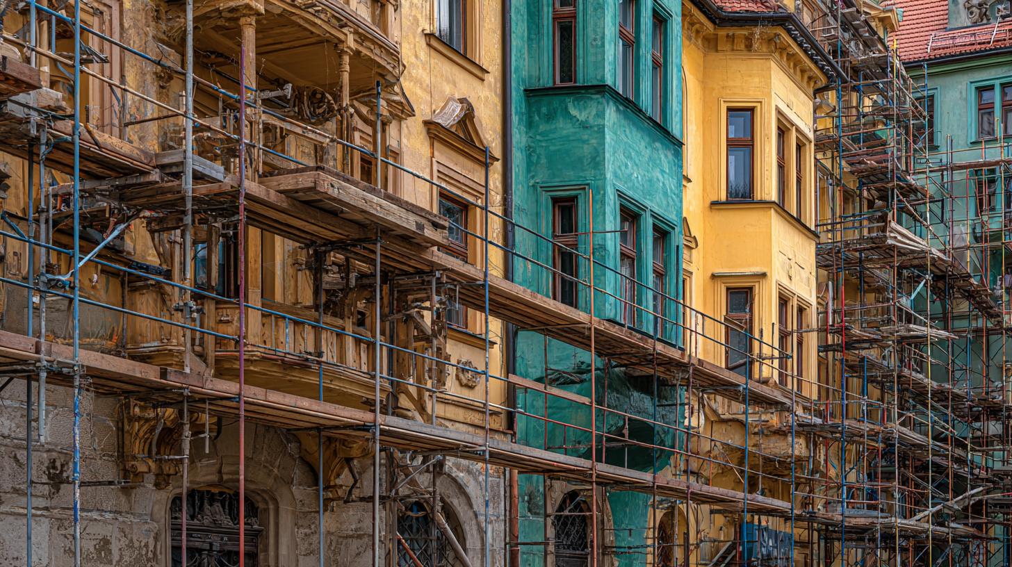 Detailní pohled na hrubá stavba (Praha). Ekologické a úsporné trendy v hrubé stavbě v Praze