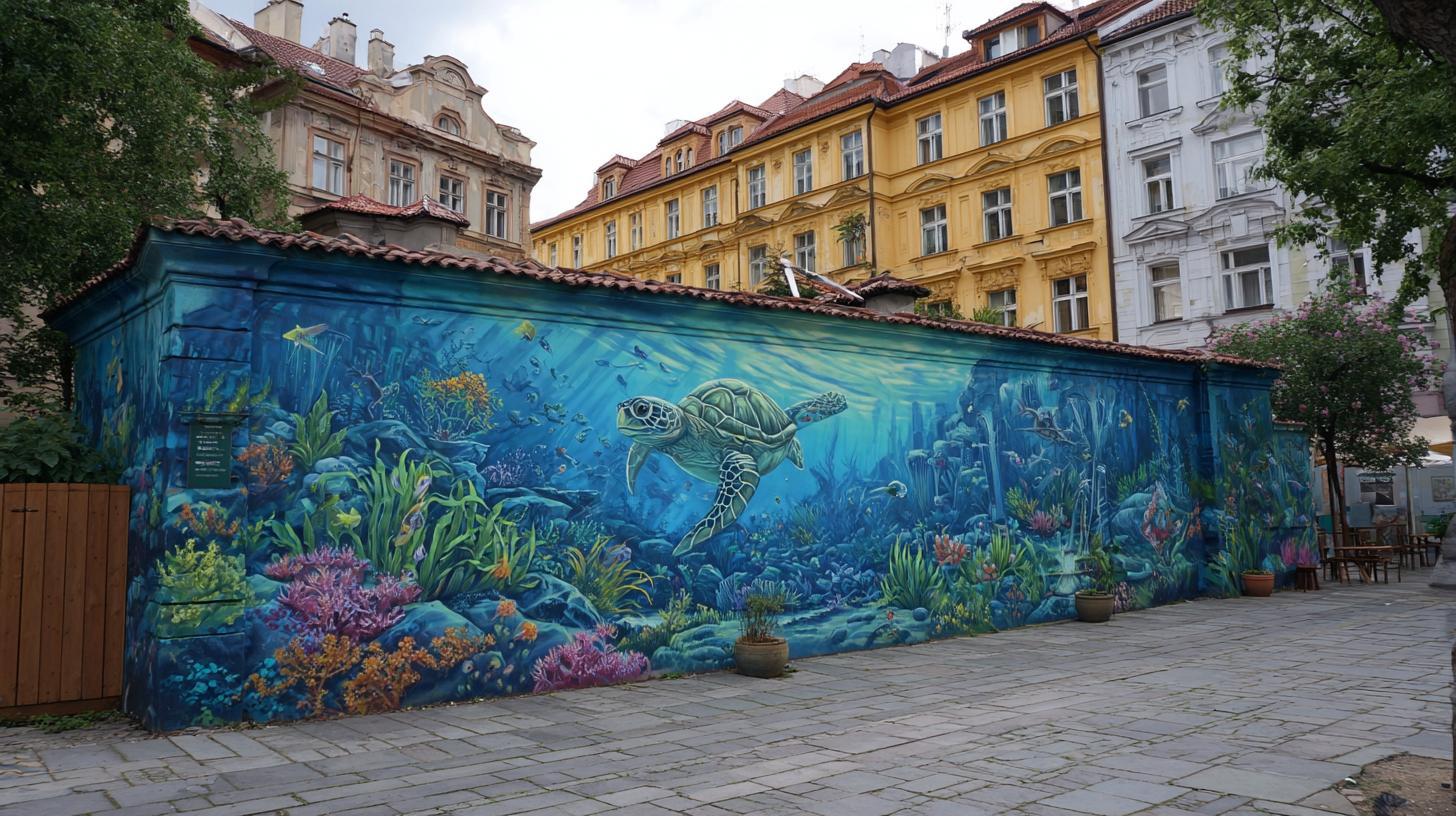 Inspirace pro malování na venkovní zeď (Praha). Kde brát inspiraci v samotné Praze