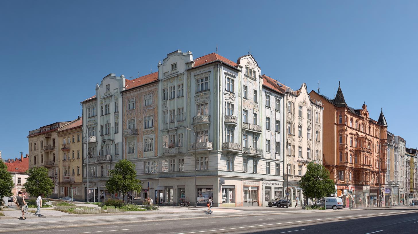 Inspirace pro rekonstrukce bytového jádra (Ústí nad Labem). Trh v Ústí nad Labem a dostupnost materiálů