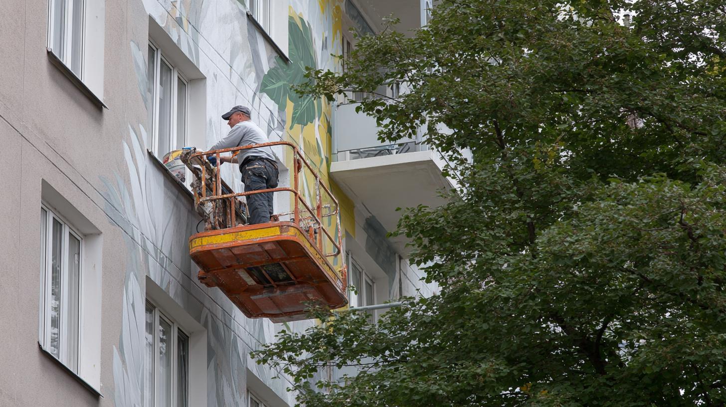 Jak zvládnout venkovní nátěr fasády (Jablonec nad Nisou). 4. Bezpečnost a správná technika práce