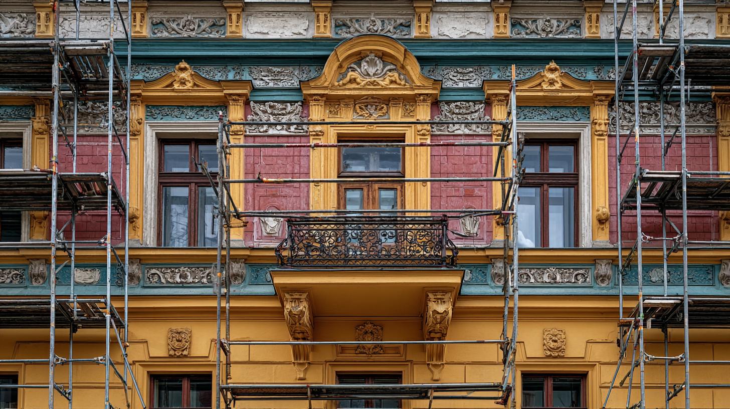 Detailní pohled na renovace fasády (Frýdek-Místek). Ekonomika a rozpočet renovace