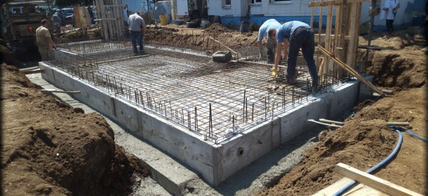 Postupy krok za krokem při základové desky pro RD Opava