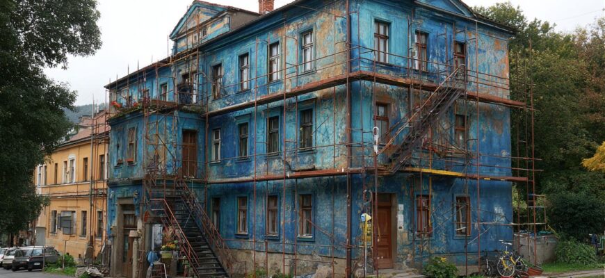 Rychlý návod k nátěru staré fasády Havířov