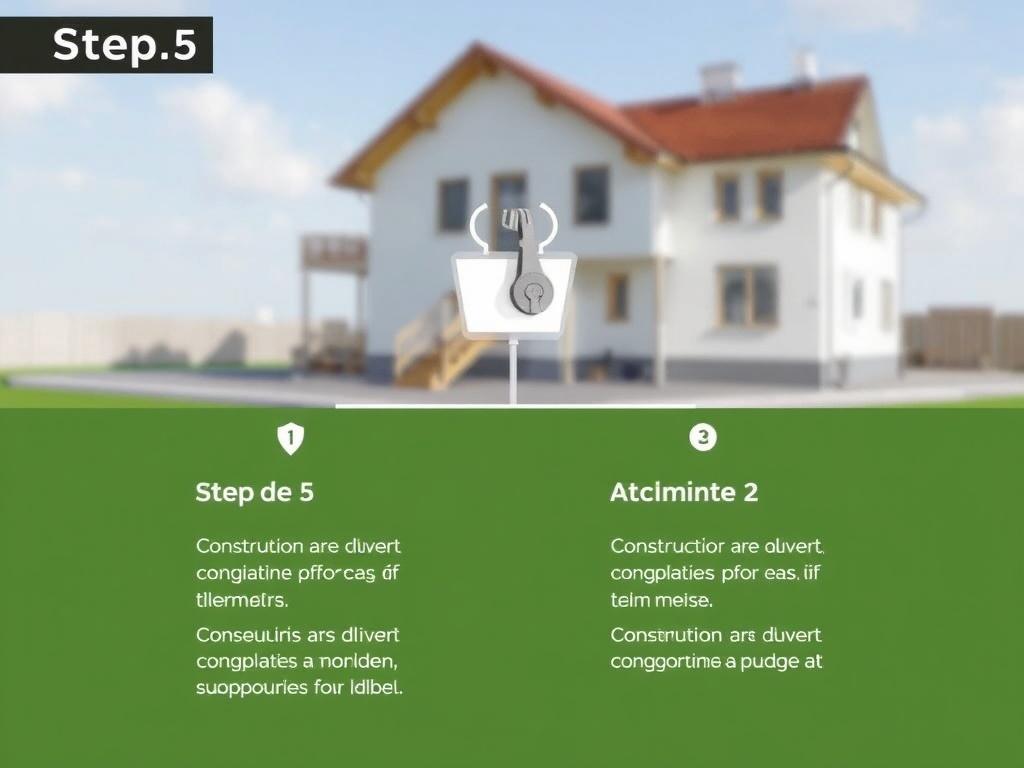 Postupy krok za krokem při dům na klič (Kladno). Krok 5: Výstavba a řízení projektu