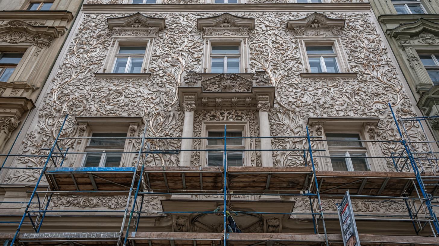 Kreativní nápady pro renovace staré fasády (Praha). Testování a instalace: co řešit s odborníky a statikou