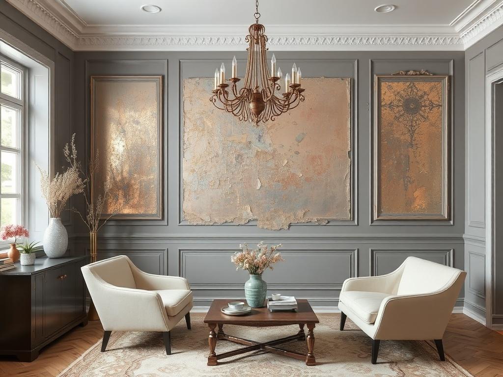 Nejnovější trendy v malování interiérů (Frýdek-Místek). Techniky a efekty: od škrábání po metalické odlesky