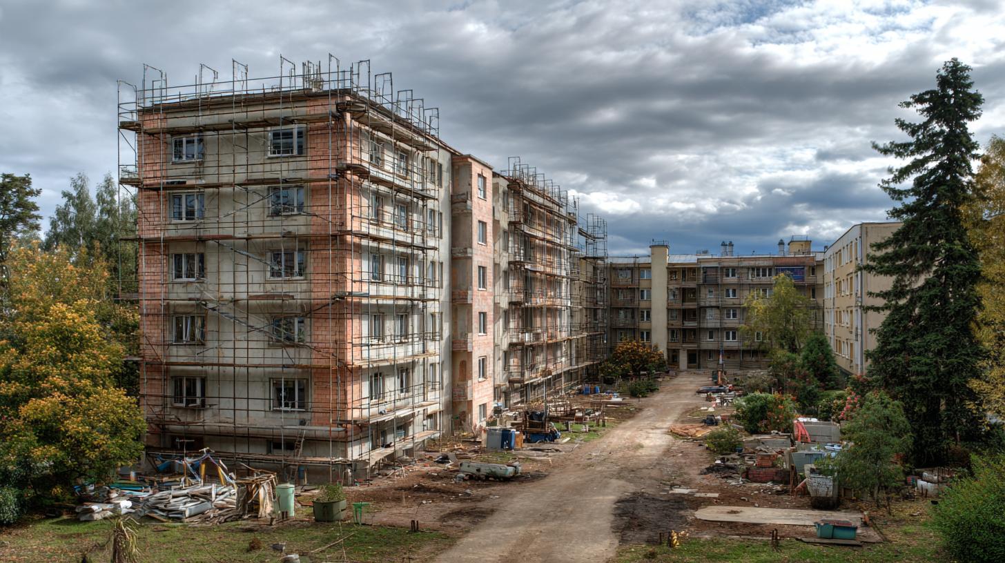 Moderní přístupy k rekonstrukci bytových jader (Kladno). Inovace v materiálech a suché výstavbě