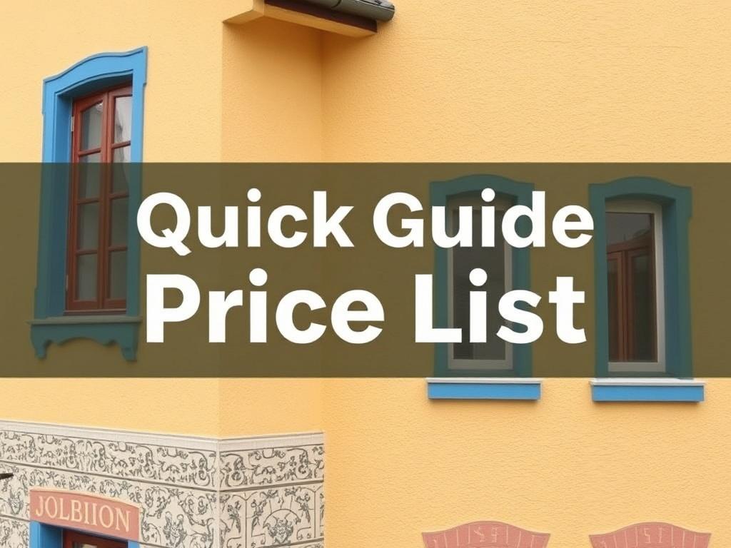 Rychlý návod k nátěr fasády ceník (Jablonec nad Nisou). Podrobný pohled na složky ceny nátěru fasády