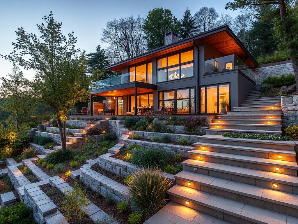 Kreativní nápady pro domy na miru (Teplice). Exteriér a zahrada: terasy, střídaní světla a promyšlené propojení s krajinou Kreativní nápady pro domy na miru (Teplice). Exteriér a zahrada: terasy, střídaní světla a promyšlené propojení s krajinou