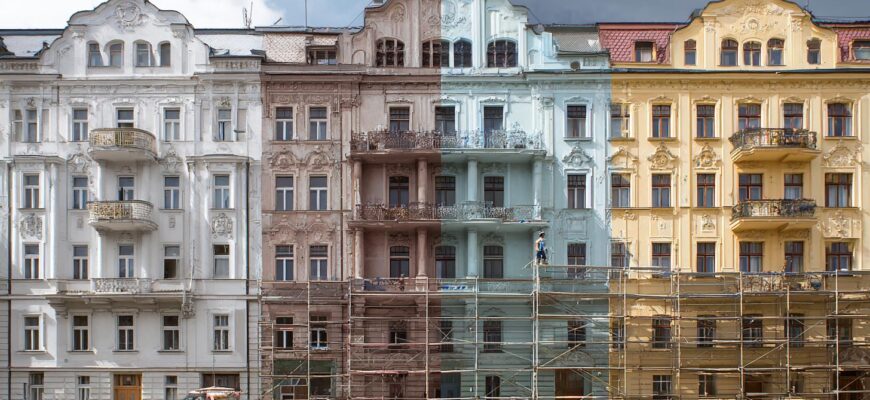 Profesionální rady pro nátěry fasád panelových domů v Děčíně