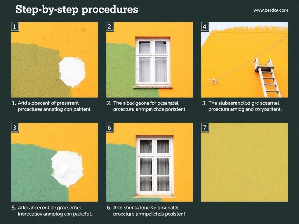 Postupy krok za krokem při malování na fasádu (Děčín). Estetika versus ochrana Postupy krok za krokem při malování na fasádu (Děčín). Estetika versus ochrana