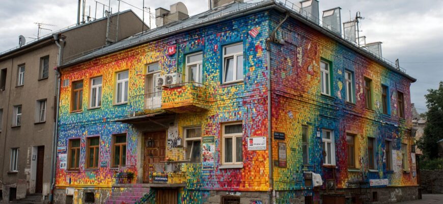 Kreativní nápady pro nátěr fasády nepropustí vodu (Liberec)