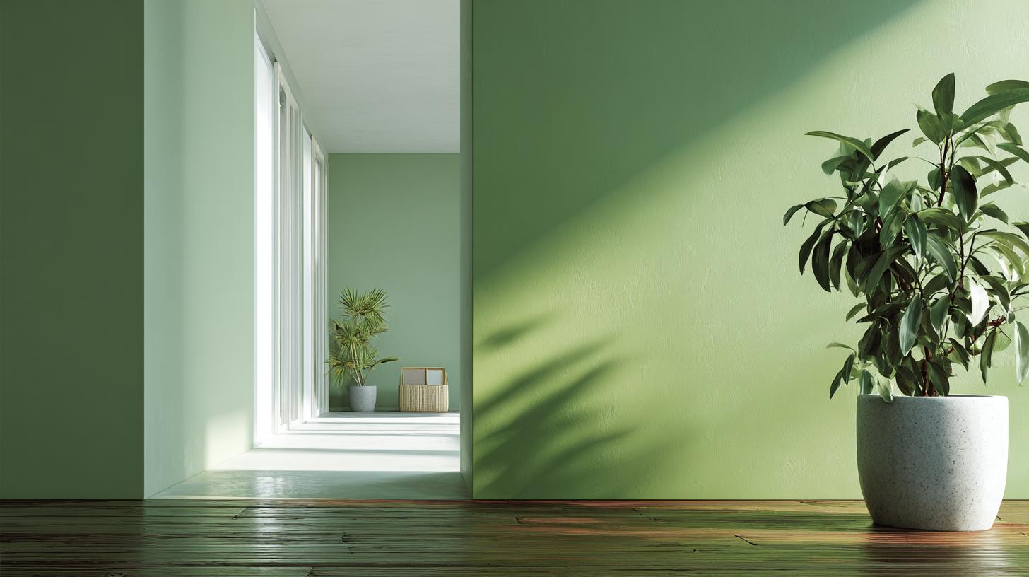 Moderní přístupy k malování interiéru inspirace (Pardubice). Ekologie a zdraví na prvním místě: zelené barvy a čisté ovzduší v interiéru