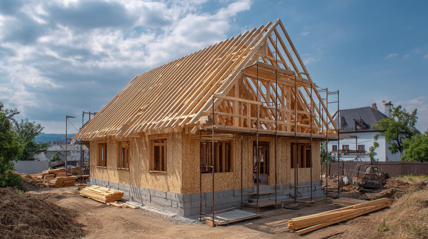 Postupy krok za krokem při dřevostavby na klič (Kladno). Krok 8: Zastřešení a izolace