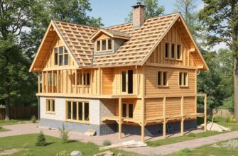 Detailní pohled na stavba rodinného domu (Olomouc)