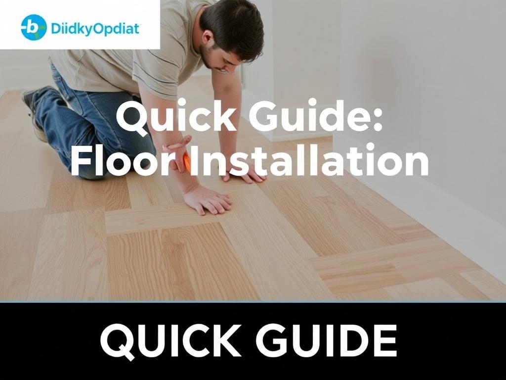 Rychlý návod k montáž podlahy (Most). Krok za krokem: montáž podlahy krok po kroku