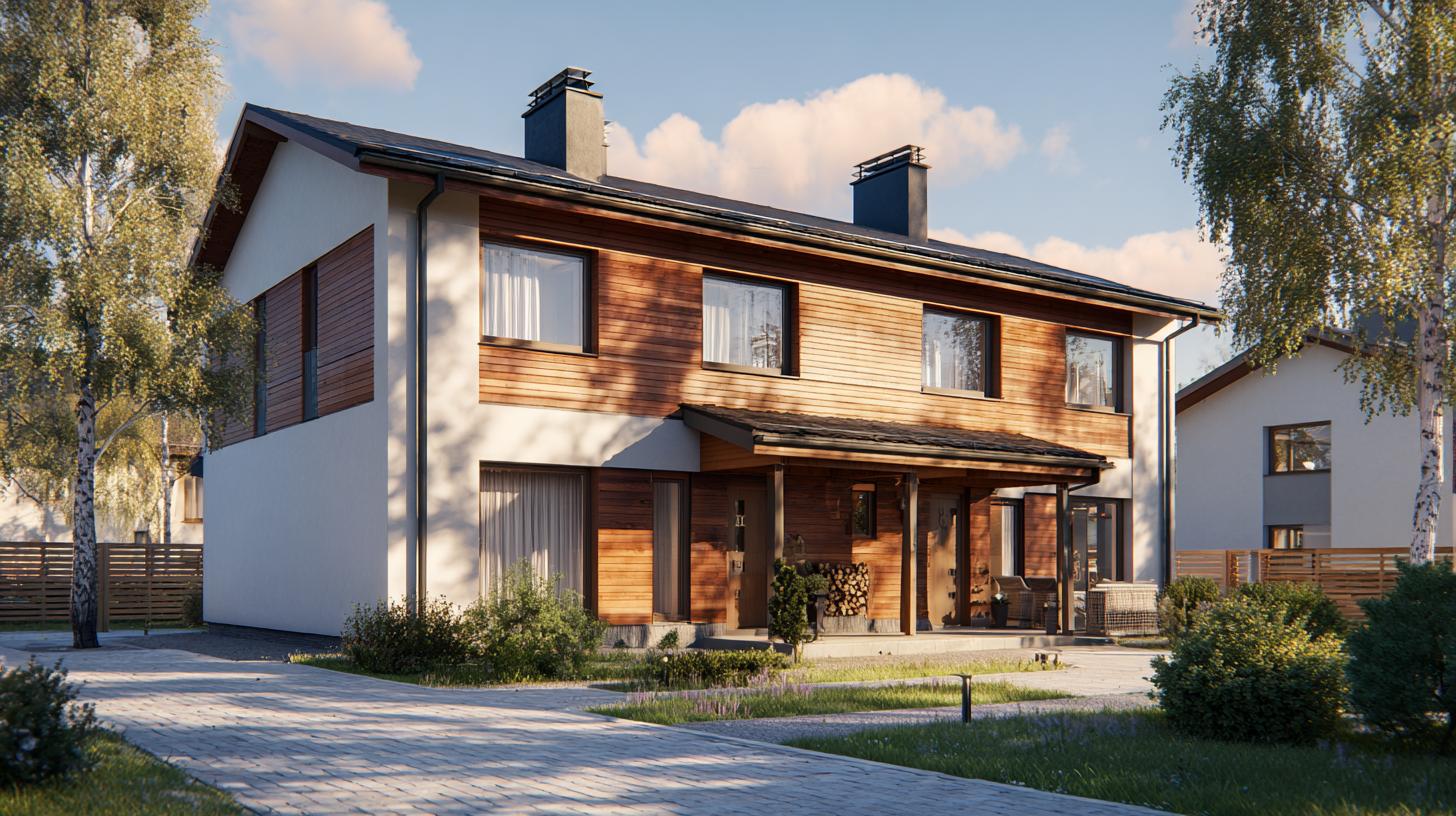 Efektivní tipy pro dvojdomy na klíč (Opava). Dispozice pro dvě rodiny