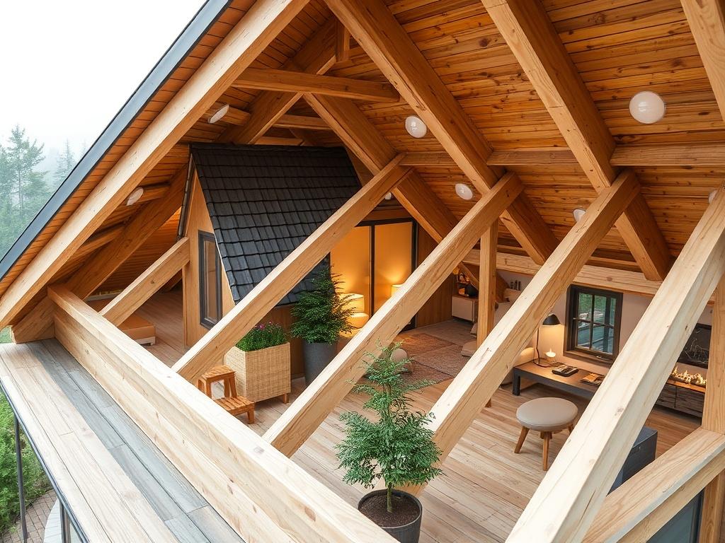 Detailní pohled na půdní vestavby (Pardubice). Energetika a udržitelnost