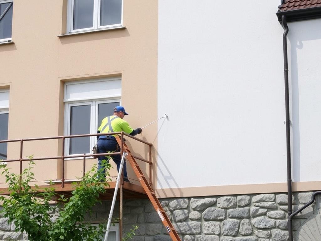 Jak zvládnout malování fasády (Most). Příprava podkladu: co je nutné před samotnou malířskou prací