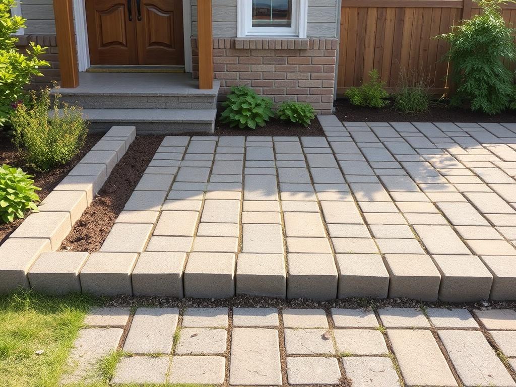 Detailní pohled na pokládka dlažby (Děčín). Návod pro běžného majitele domu Detailní pohled na pokládka dlažby (Děčín). Návod pro běžného majitele domu