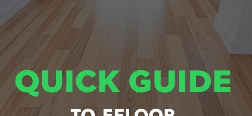 Rychlý návod k montáži podlahy Most Rychlý návod k montáži podlahy Most