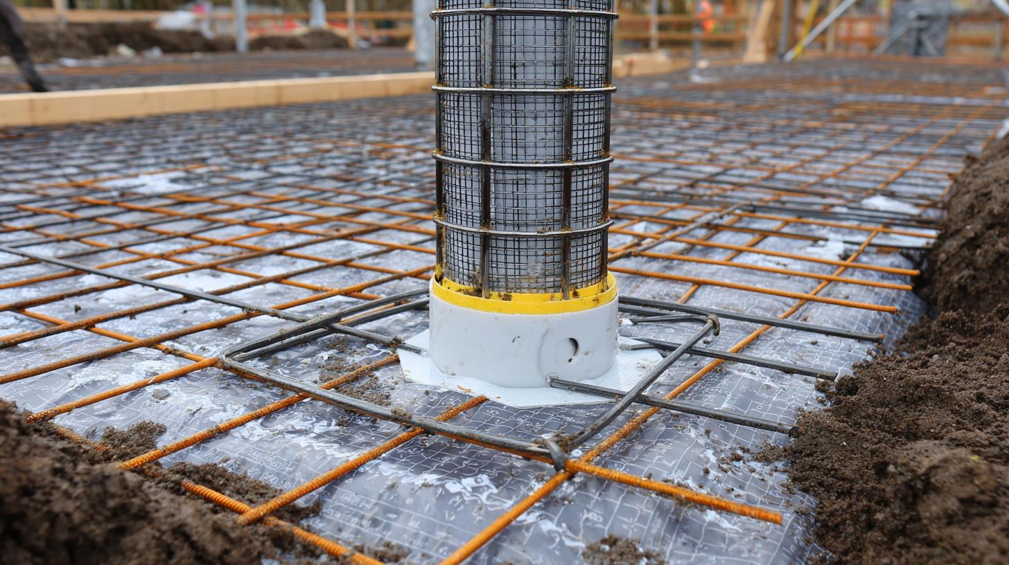 Postupy krok za krokem při základové desky pro rd (Opava). Parozábrana a detaily propojení s podlahovým systémem