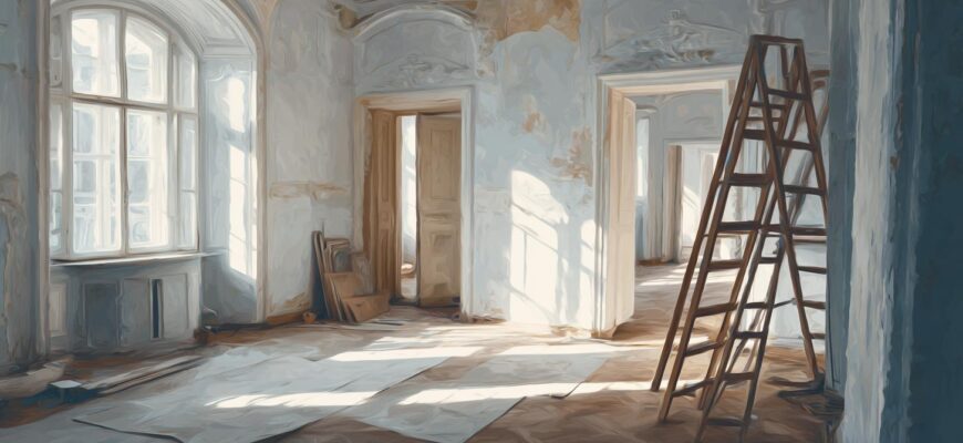 Postupy krok za krokem při malování interiéru inspirace (Olomouc)