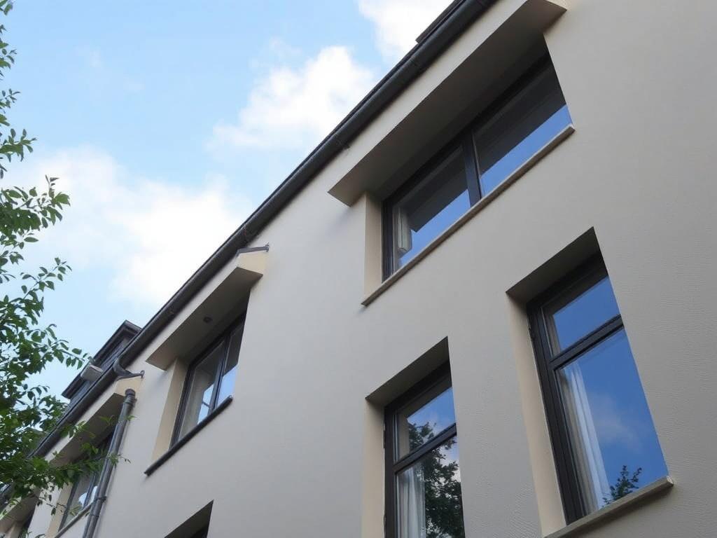 Detailní pohled na silikonový nátěr fasády (Plzeň). Inspirace a ukázkové projekty v Plzni