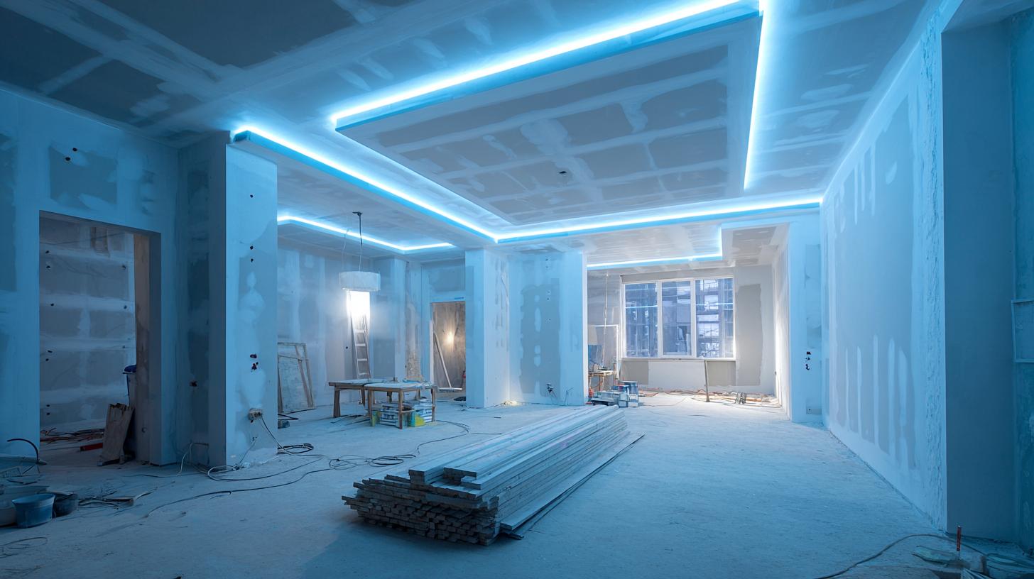 Nejnovější trendy v sádrokartonové práce (Prostějov). Inteligentní řízení světla a ukrytá technika