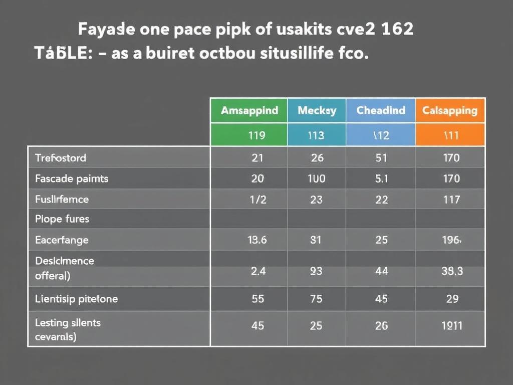 Inspirace pro cena nátěru fasády za 1 m² (Frýdek-Místek). Tabulka: Faktory ovlivňující cenu za 1 m² fasády
