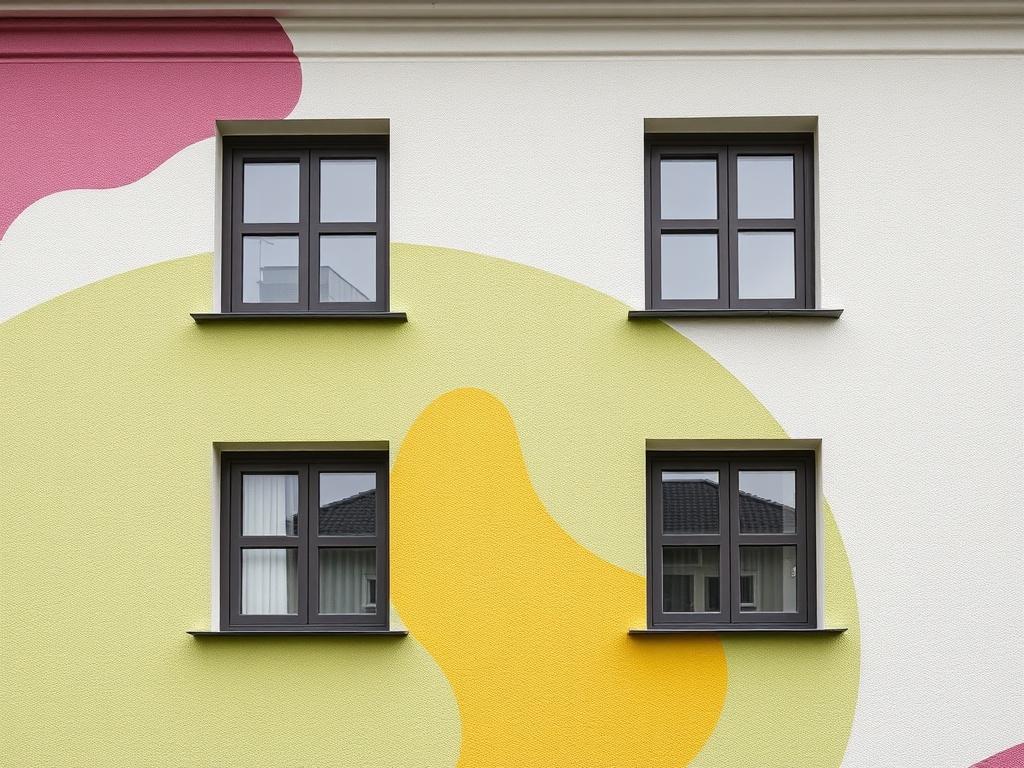 Kreativní nápady pro nátěry fasád ceník (Jihlava). Textury a techniky škrábání, kartáčování a grafika