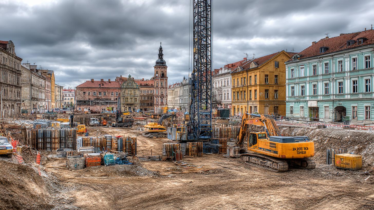 Efektivní tipy pro hrubá stavba (Plzeň). Efektivní logistika a práce na staveništi v Plzni