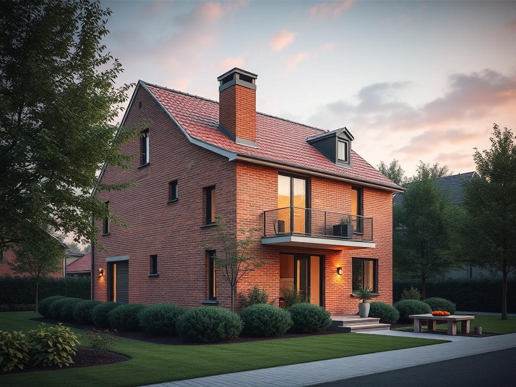 Inovativní řešení v rámci stavba zděných rd (Ústí nad Labem). Digitální nástroje a BIM v projektech RD